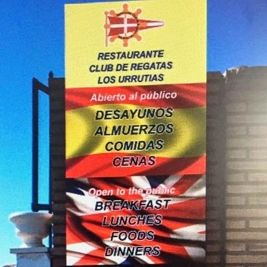 Restaurante Club de Regatas Mar Menor Los Urrutias
